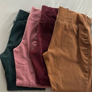4 pairs of size 6 ankle length pants